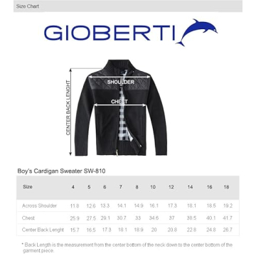 Gioberti Boy's Knitted Cardigan - Size 12