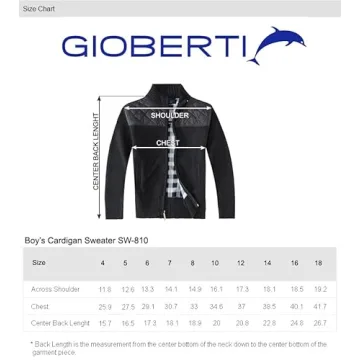 Gioberti Boy's Knitted Cardigan - Size 12