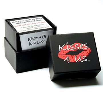 Kisses 4 Us - A Box of Fun, Flirty, Romantic Kisses for Making Kissing Fun! Perfect for Date Night, ...