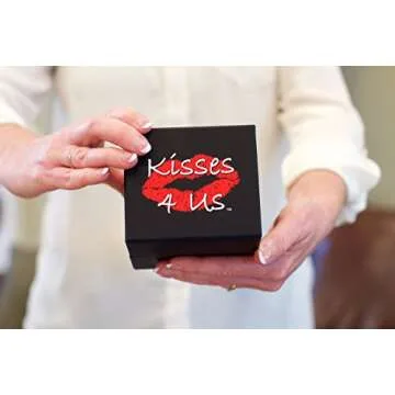 Kisses 4 Us - A Box of Fun, Flirty, Romantic Kisses for Making Kissing Fun! Perfect for Date Night, Enhancing Your Relationship, and a Romantic Gift Idea!