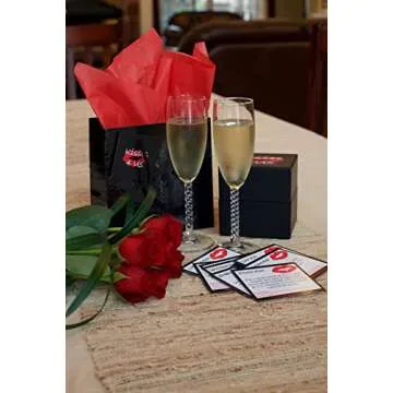 Kisses 4 Us - A Box of Fun, Flirty, Romantic Kisses for Making Kissing Fun! Perfect for Date Night, Enhancing Your Relationship, and a Romantic Gift Idea!