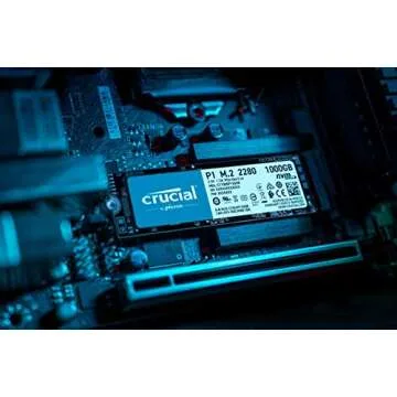 Crucial P1 1TB 3D NAND NVMe PCIe Internal SSD, up to 2000MB/s - CT1000P1SSD8