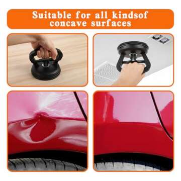 YHKDFGNZ Dent Puller, 7 Pack Car Dent Puller Car Dent Removal Kit Suction Cup Dent Puller Dent Remov...