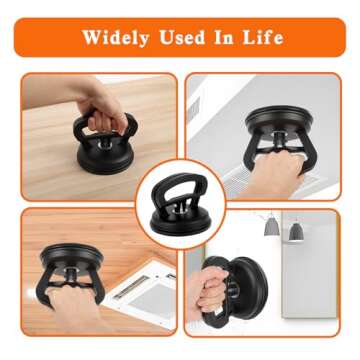 YHKDFGNZ Dent Puller, 7 Pack Car Dent Puller Car Dent Removal Kit Suction Cup Dent Puller Dent Remover Tool and Dent Repair Kit Handle Lifter for Cars Body,Glass,Screen,Objects Moving