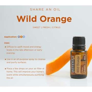 doTERRA Wild Orange Essential Oil - 15 mL, Pack of 1