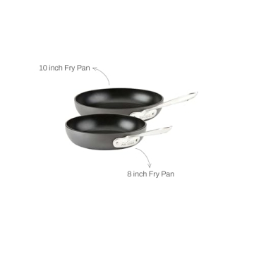 Premium All-Clad HA1 Fry Pan Set 8" & 10"