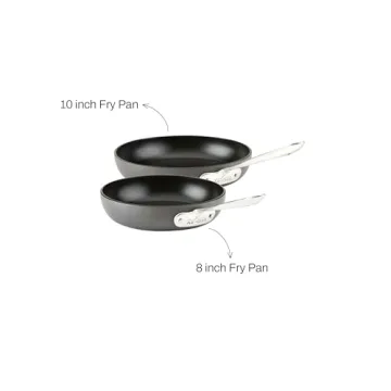 Premium All-Clad HA1 Fry Pan Set 8" & 10"
