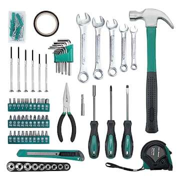 CARTMAN 148 Piece Tool Set - Ideal for DIY and Automotive Repairs