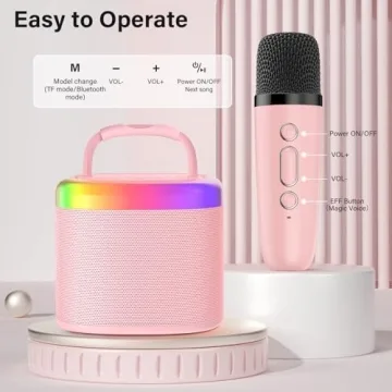 JYX Mini Karaoke Machine for Kids - Ultimate Fun Portable Speaker