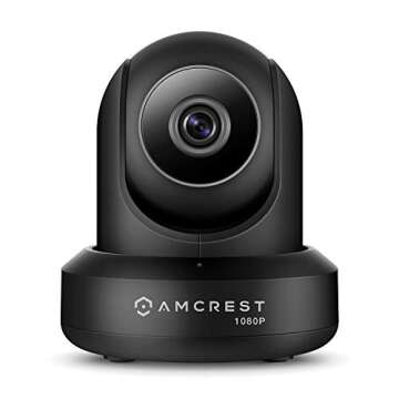 Amcrest New 1080p WiFi Camera Indoor, 2MP Pan/Tilt Home Security Camera, Auto-Tracking, Motion & Aud...