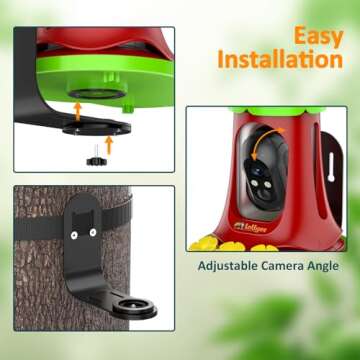 Hummingbird Feeder Camera,Ideal Gift for Bird Lovers