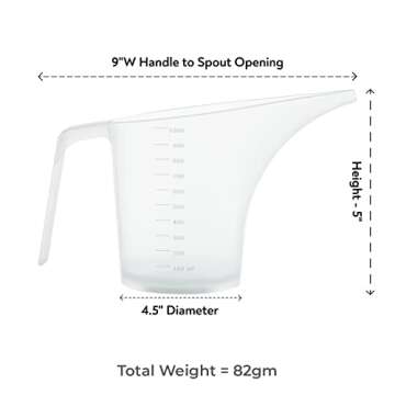 Appletofu Funnel Pitcher for Soap Making - Large Capacity 32 Ounces