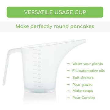 Appletofu Funnel Pitcher for Soap Making and More