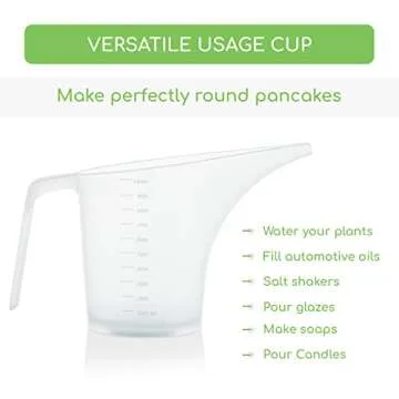 Appletofu Funnel Pitcher for Soap Making and More