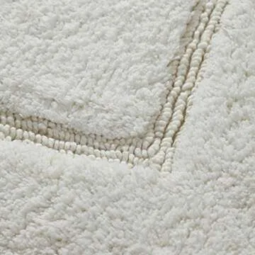 Soft Cotton Bath Mats with Non-Slip Backing Set