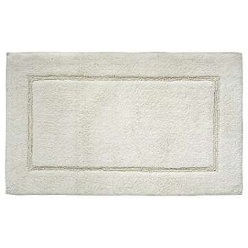 Soft Cotton Bath Mats with Non-Slip Backing Set