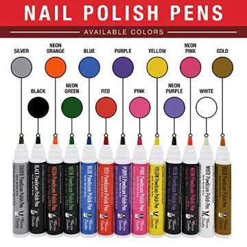 Warren London Pawdicure Dog Nail Polish Pens | Made in USA | Quick Dry, Low Odor, Non-Toxic Dog Accessories | Dries in Under 1 Minute | 13 Colors | Individual Pens (Variety)