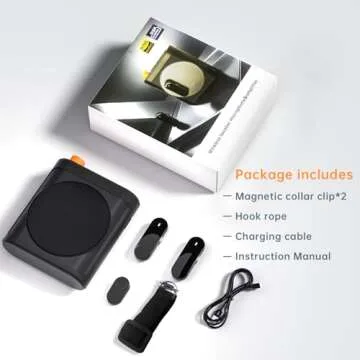 Portable Voice Amplifier with 2 Wireless Microphones