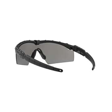 Oakley Men's Oo9213 M Frame 2.0 Industrial Rectangular Sunglasses, SI Matte Black/Grey, 32 mm