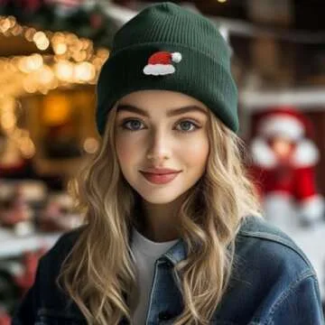 Sparkling Santa Hat Bling Bling Iron On Patches for Crafts