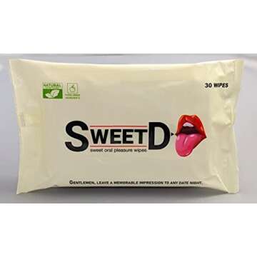 SWEET D Flavored Wipes for Increased Oral Pleasure