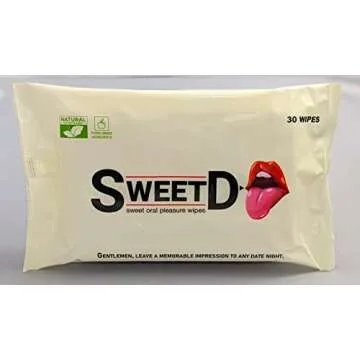 SWEET D Flavored Wipes for Increased Oral Pleasure