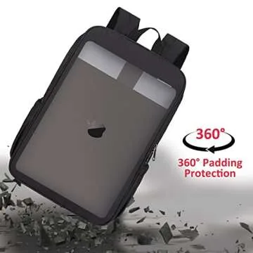 MAXTOP Deep Storage Laptop Backpack with USB Charging