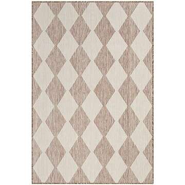 Stylish Nourison Indoor/Outdoor Area Rug - Easy Care 4x6