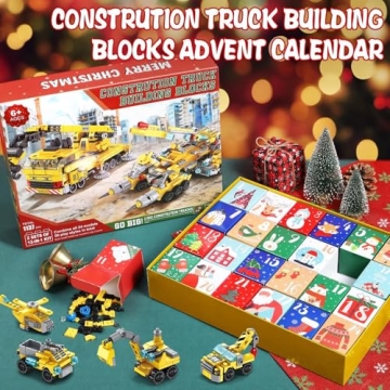 Asoulin 2024 STEM Advent Calendar for Boys - Trucks