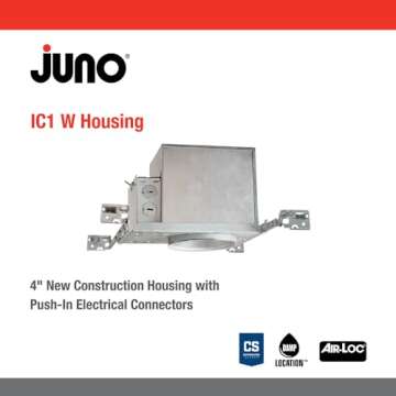 Juno IC1W Recessed Lighting Housing for Easy Installation