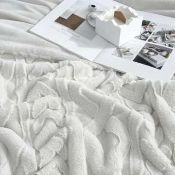 Cozy Bliss Faux Fur Throw Blanket for All Seasons
