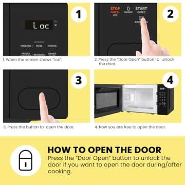 COMFEE CMO-C20M1WB Countertop Microwave Oven, 0.7 cu.ft Small Microwave with 11 power levels,Turntab...