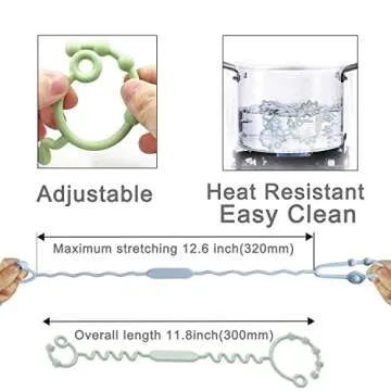 Durable Toy Straps for Stroller - Silicone Pacifier Holder