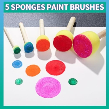 YGDZ 39-Piece Kids Sponge Paint Set for Creative Fun