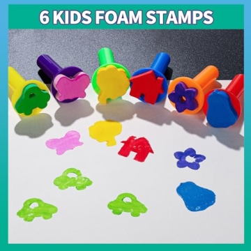 YGDZ 39-Piece Kids Sponge Paint Set for Creative Fun