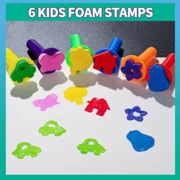 YGDZ 39-Piece Kids Sponge Paint Set for Creative Fun