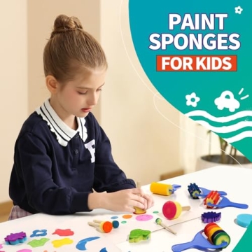 YGDZ 39-Piece Kids Sponge Paint Set for Creative Fun
