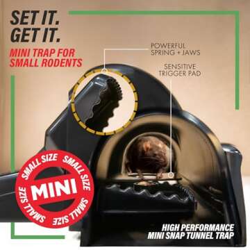 Tratper Mouse Tunnel Traps - Safe and Reusable Pest Control