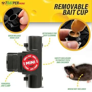 Tratper Mouse Tunnel Traps - Safe and Reusable Pest Control