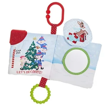 KIDS PREFERRED Rudolph Teether Book for Babies 0 and Up