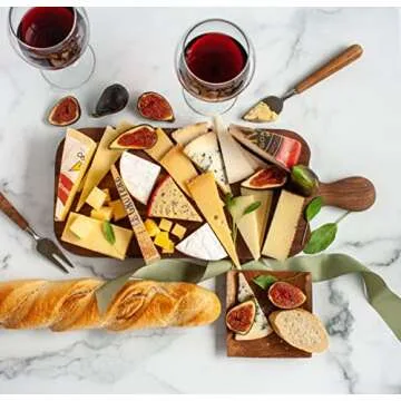 igourmet Cheese Lover's Sampler Gift Box - Includes Spanish Manchego, Italian Gorgonzola Piccante, Double Gloucester Onion & Chive Cheese, Asiago Fresco, Aged Cheddar, Aged Gouda, Brabander Gouda, Gruyere and Camembert