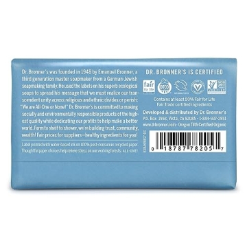 Dr. Bronner's Pure-Castile Bar Soap for Sensitive Skin