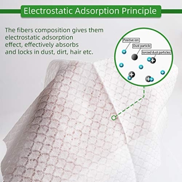 X Home 200 Count Dry Sweeping Pad Refill for Mops