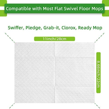 X Home 200 Count Dry Sweeping Pad Refill for Mops