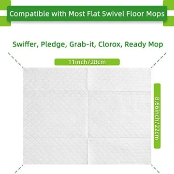X Home 200 Count Dry Sweeping Pad Refill for Mops