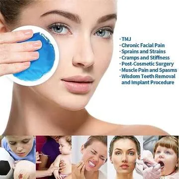 Small Ice Packs 12 Round Reusable Hot Cold Gel Packs for Injuries, Mini Gel Cold Pack for Pain Relie...