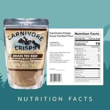 Grass-Fed Beef Flour - Protein-Rich, Keto-Friendly Seasoning