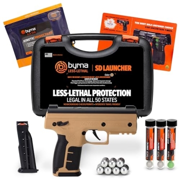 Byrna SD [Self Defense] Kinetic Launcher Ultimate Bundle - Non Lethal Kinetic Projectile Launcher, H...