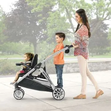 Chicco Bravo For2 Double Stroller - Iron Color