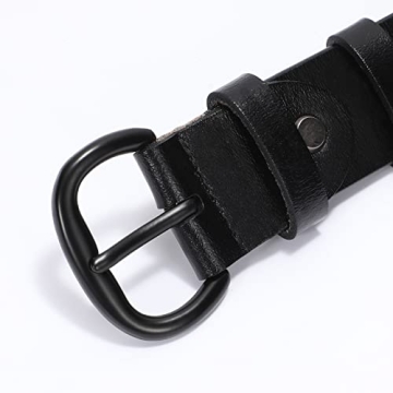 WHIPPY Women Leather Belt - Adjustable & Elegant Design